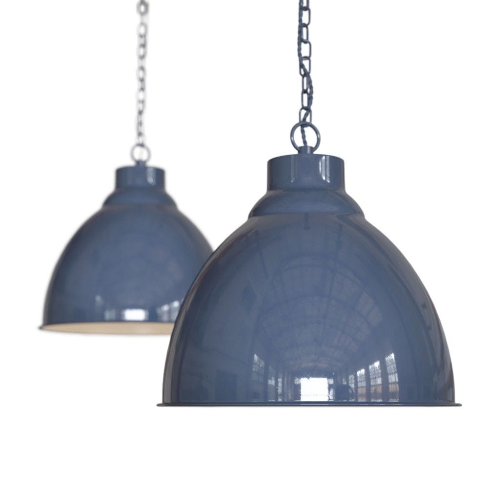 Oxford Vintage Pendant Light Leaden Grey Slate - SE Home