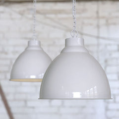 Oxford Vintage Pendant Light Pale Grey - SE Home