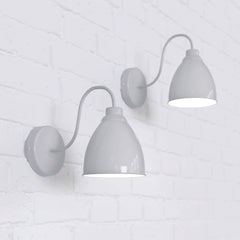 Oxford Vintage Wall Light Satin Grey Haze - SE Home
