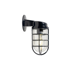Broadwick Navy Blue IP44 Rated Nautical Bathroom Bulkhead Wall Light - SE Home
