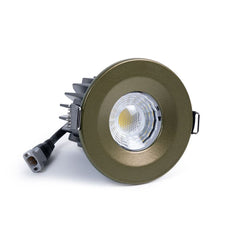 Bronze CCT Fire Rated LED Dimmable 10W IP65 Downlight