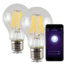 Smart Lighting Smart WiFi Dimmable CCT GLS 8.5W LED Filament Bulb 2 x Pack