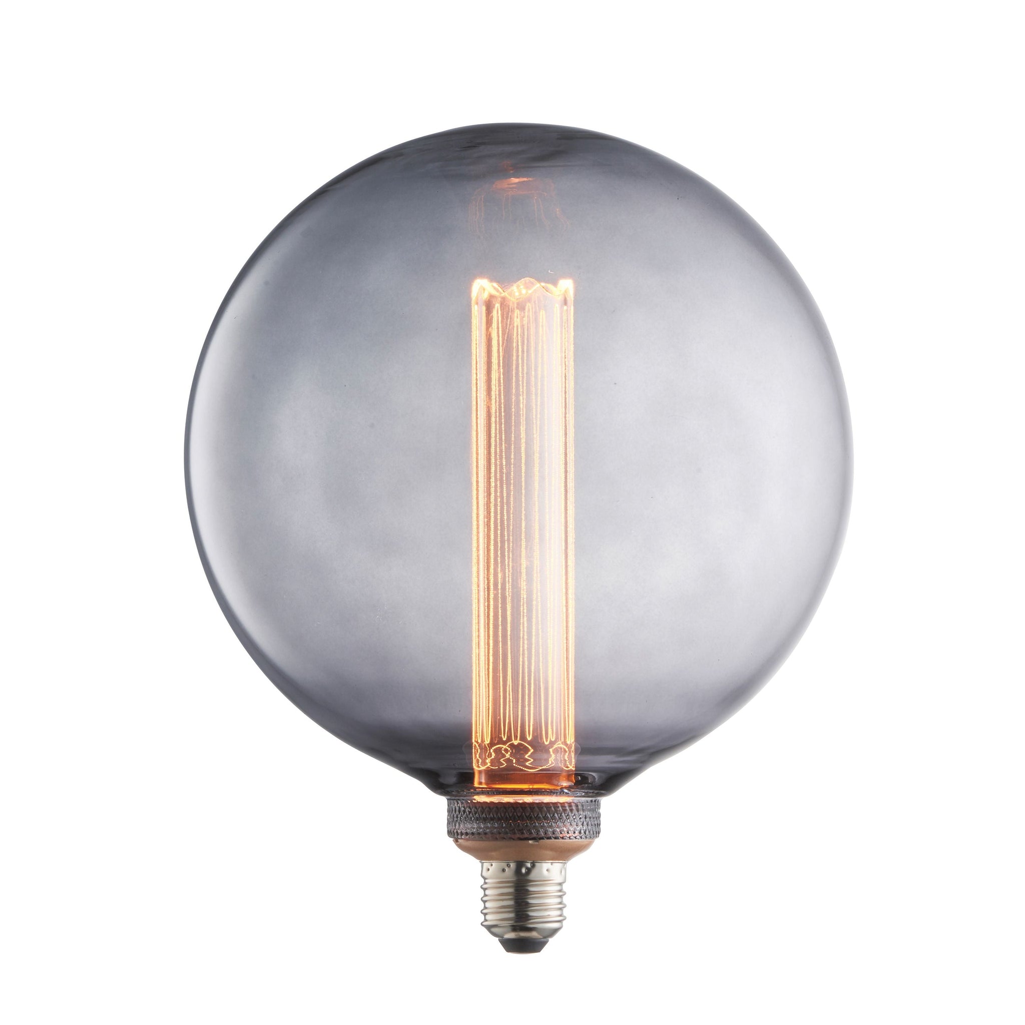 2.8W Globe Smoke Glass E27 1800K LED Filament Bulb