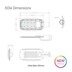 Eco Efficient Led Streetlight - 100W, 150W, 200W