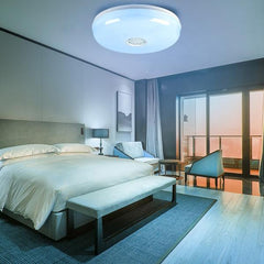 Smart Led Ceiling Lamp 24W, Color Changing Rgb And Speaker