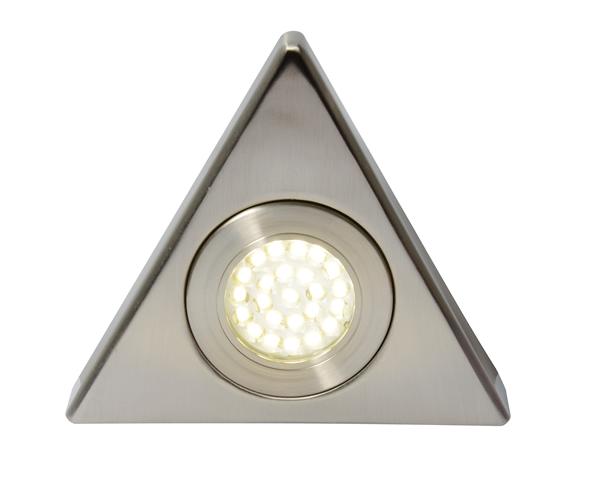 Culina Fonte Indoor Triangular Led Surface Mounted Cabinet Light 1.5W