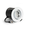 White Tiltable 2.8K Fire Rated LED 6W IP44 Dimmable Downlight