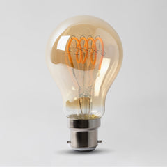 4w B22 Vintage Edison GLS LED Light Bulb 1800K T-Spiral Filament Dimmable