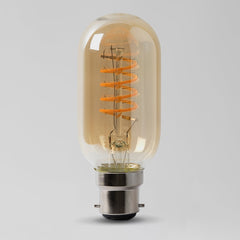 4W B22 Vintage Edison T45 LED Light Bulb 1800K Spiral Filament Dimmable