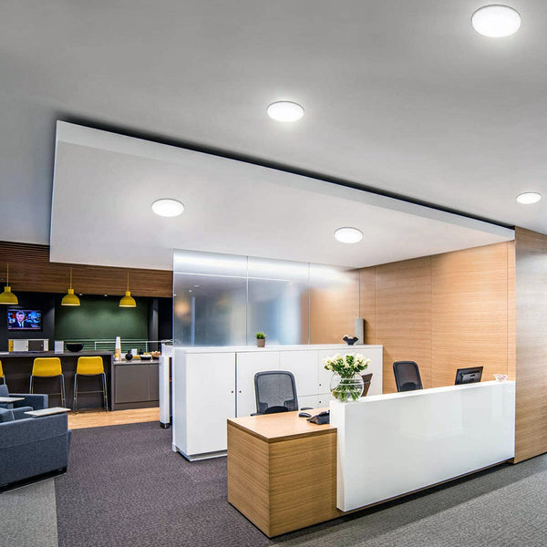 24W Frameless Led Circular Recessed-Surface Mount Panel Light With Dri ...
