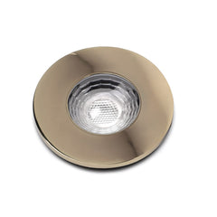 Polished Brass GU10 Fire Rated IP65 Downlight