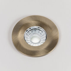 LED Downlights Antique Brass CCT Fire Rated LED Dimmable 10W IP65 Downlight