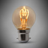 2w B22 Vintage Edison Golf Ball LED Light Bulb 1800K T-Spiral Filament High CRI Dimmable