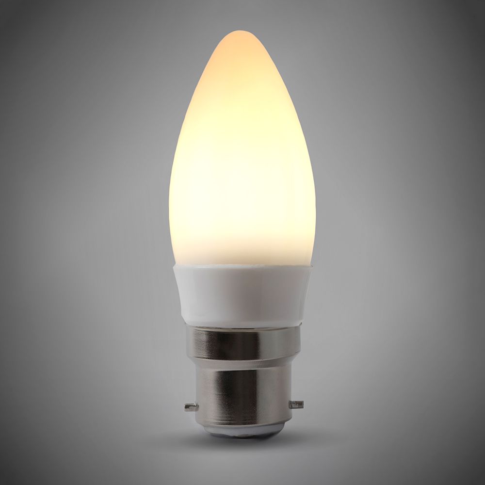 4w B22 4100K Opal Dimmable LED Candle bulb
