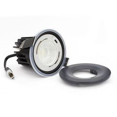 Anthracite CCT Fire Rated LED Dimmable 10W IP65 Downlight